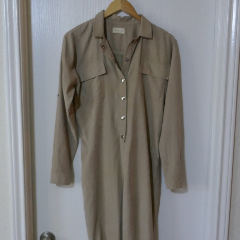 El Closet De Mi Hermana Tan One-Piece Jumpsuit Romper Pants XS